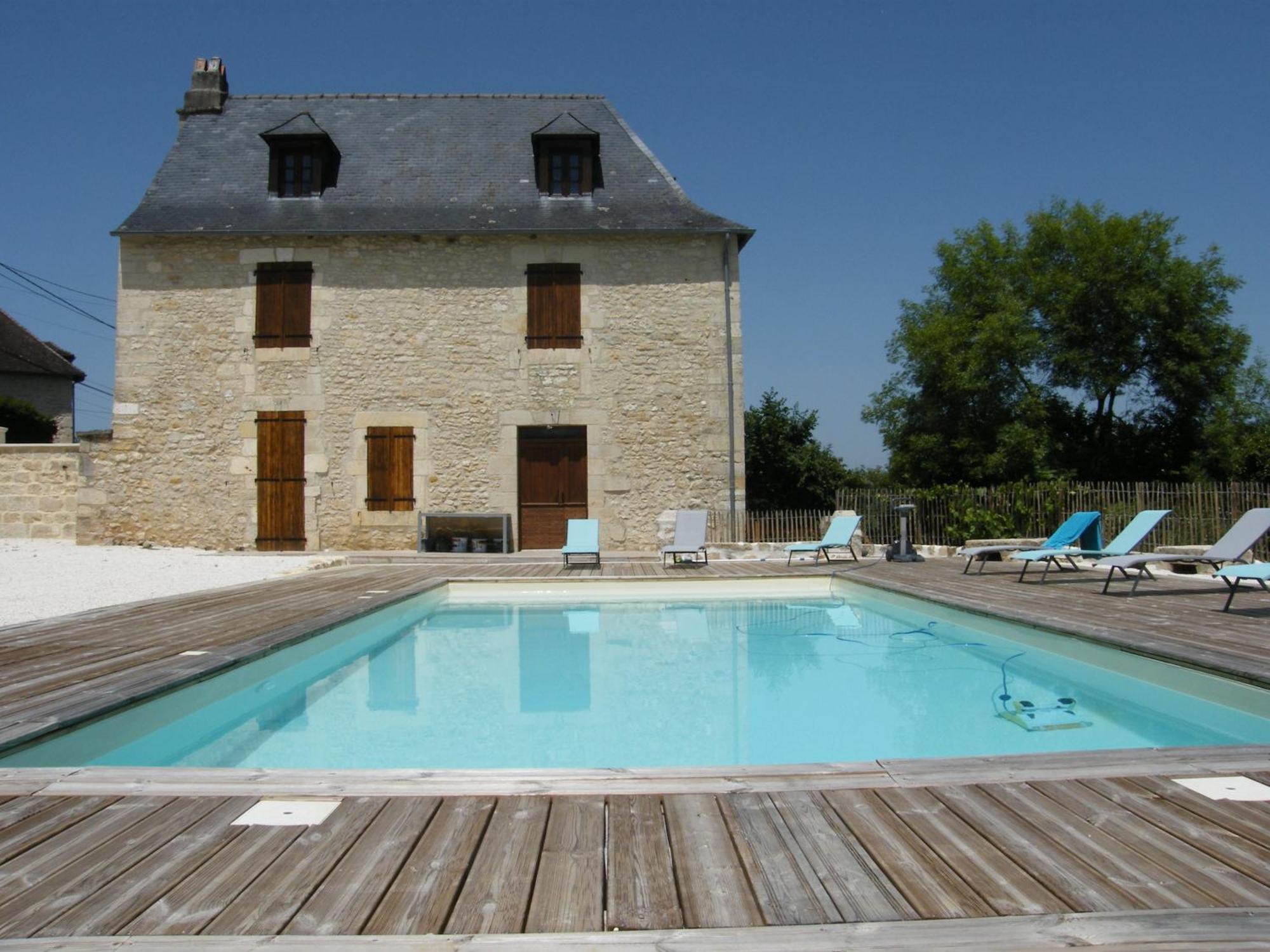 Lou Chastel, Demeure Perigourdine Climatisee Avec Piscine Privee Et Chauffee Villa La Bachellerie Kültér fotó